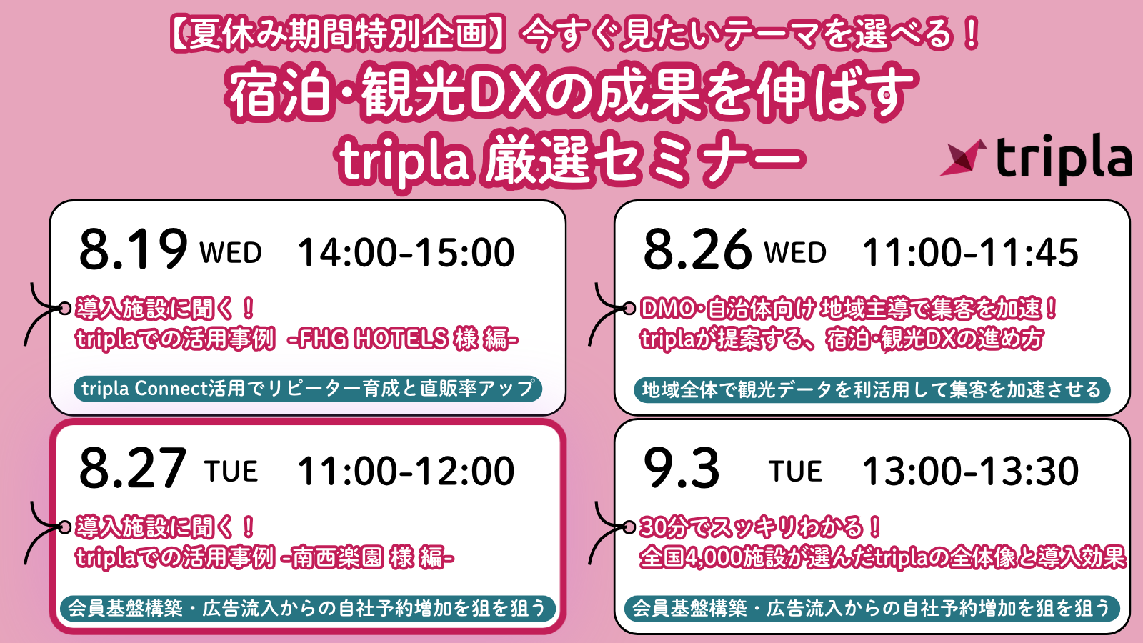 導入施設に聞く！ triplaでの活用事例  -南西楽園 様 編-